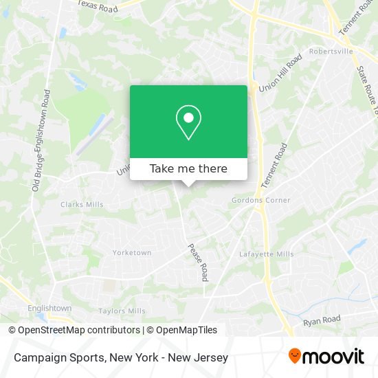 Mapa de Campaign Sports