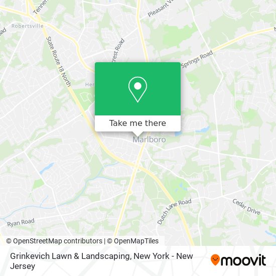 Grinkevich Lawn & Landscaping map
