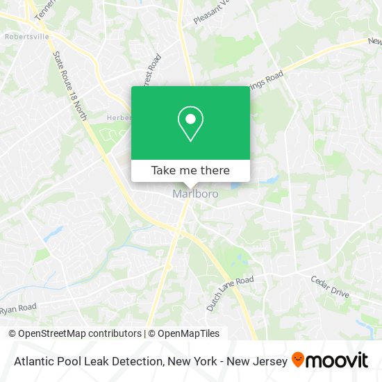 Atlantic Pool Leak Detection map