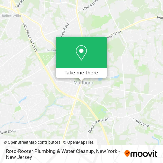 Roto-Rooter Plumbing & Water Cleanup map