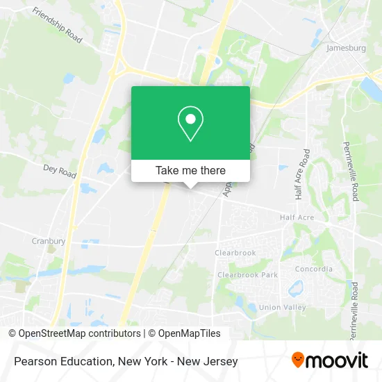 Pearson Education map