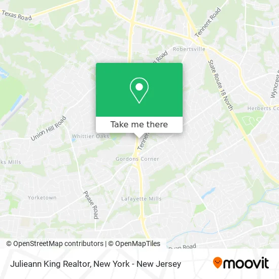Julieann King Realtor map