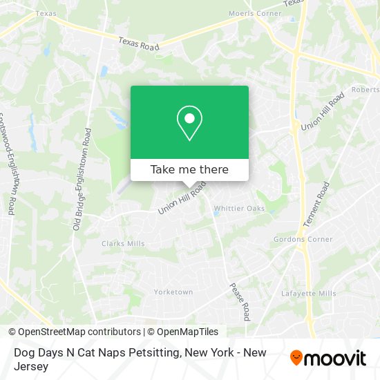 Dog Days N Cat Naps Petsitting map