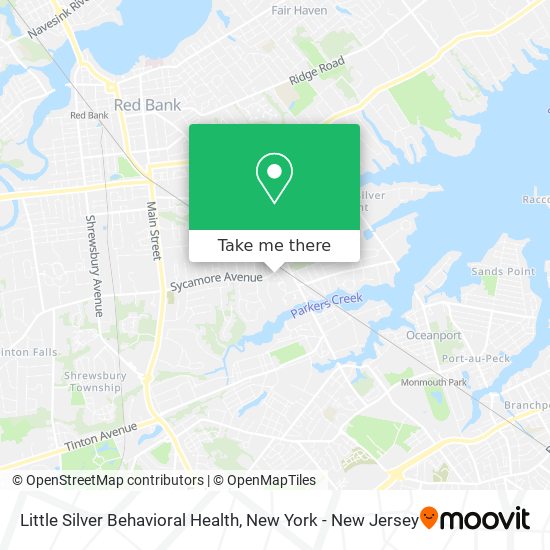 Mapa de Little Silver Behavioral Health