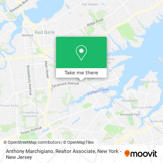 Mapa de Anthony Marchigiano, Realtor Associate