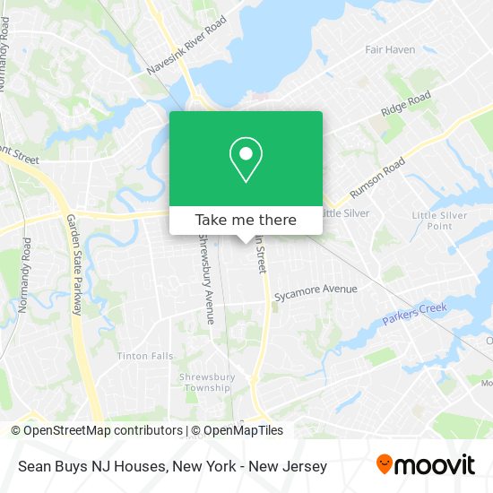 Mapa de Sean Buys NJ Houses