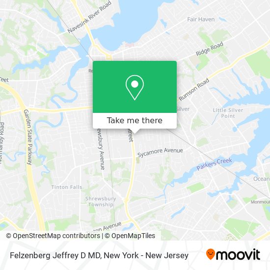 Felzenberg Jeffrey D MD map