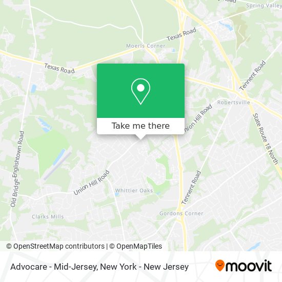 Advocare - Mid-Jersey map