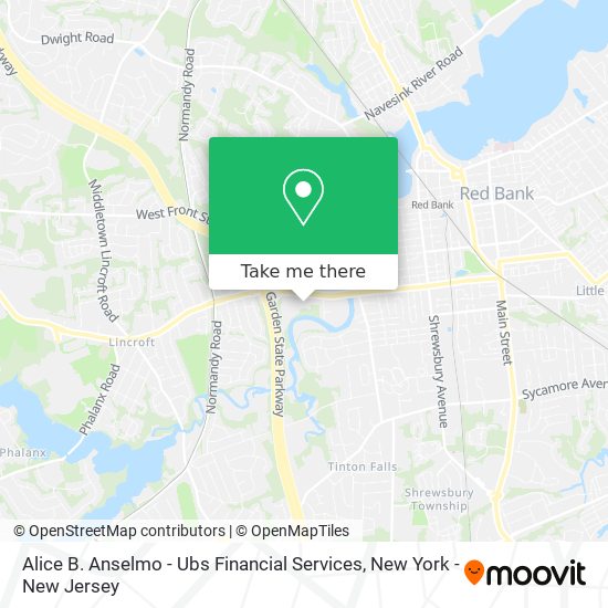 Mapa de Alice B. Anselmo - Ubs Financial Services