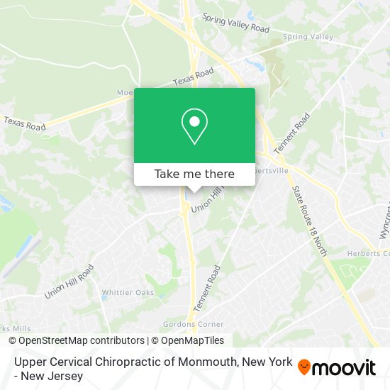 Mapa de Upper Cervical Chiropractic of Monmouth