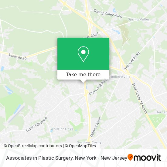 Mapa de Associates in Plastic Surgery