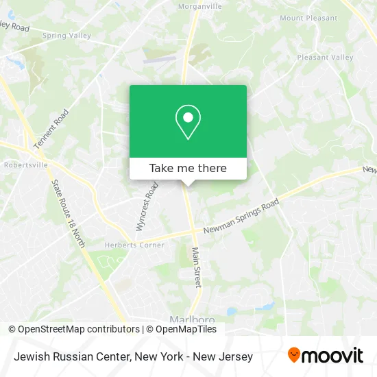 Jewish Russian Center map