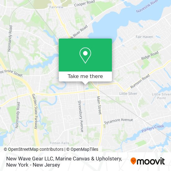 New Wave Gear LLC, Marine Canvas & Upholstery map