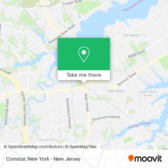 Coinstar map