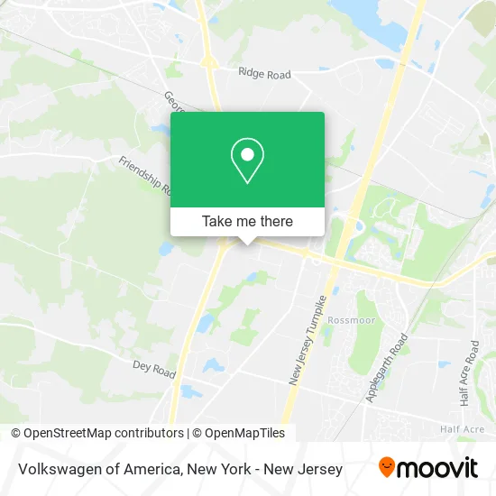 Volkswagen of America map