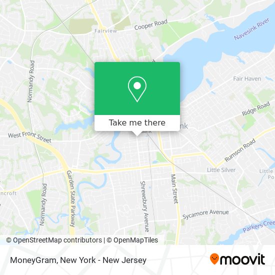 MoneyGram map