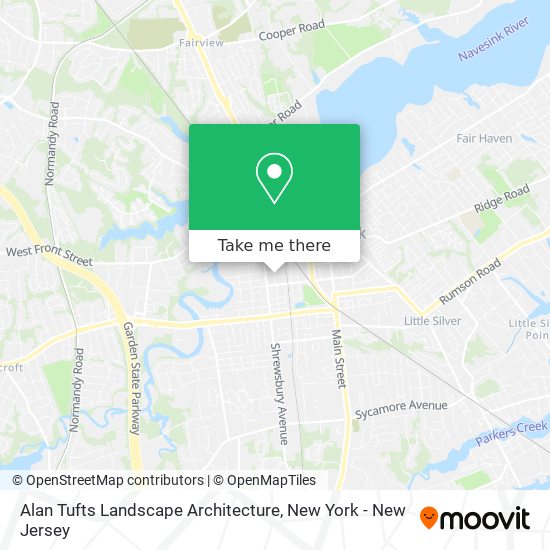 Mapa de Alan Tufts Landscape Architecture