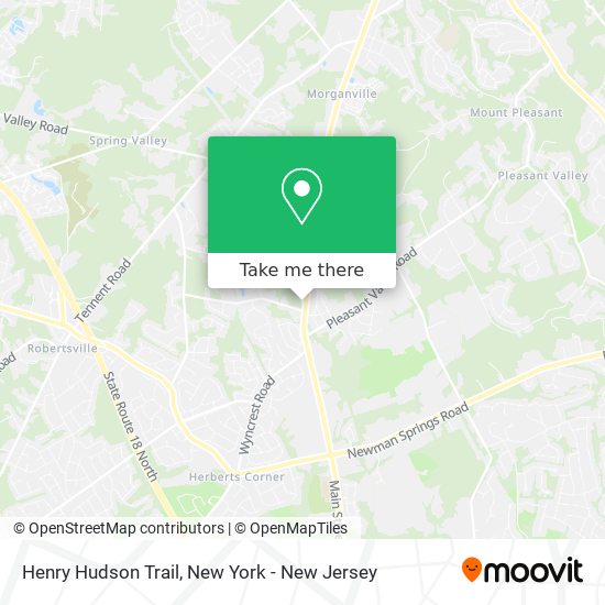 Mapa de Henry Hudson Trail