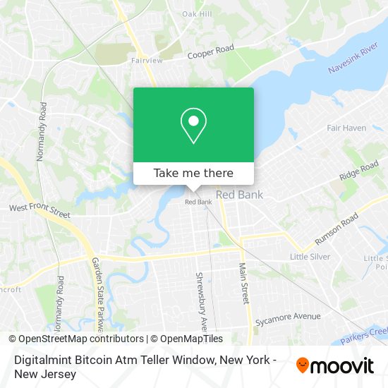 Mapa de Digitalmint Bitcoin Atm Teller Window