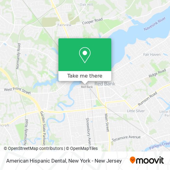 American Hispanic Dental map