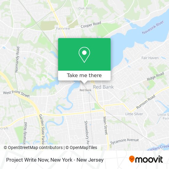 Project Write Now map