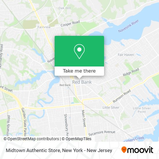 Mapa de Midtown Authentic Store