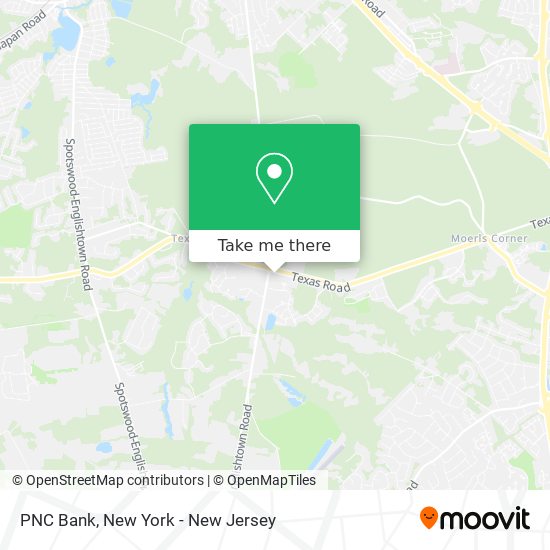 PNC Bank map