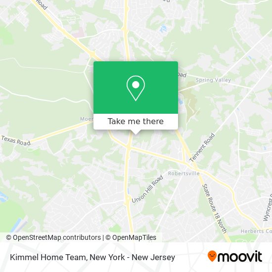 Mapa de Kimmel Home Team