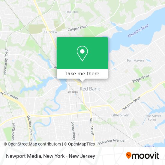 Newport Media map