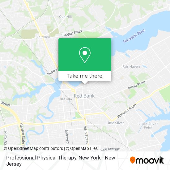 Professional Physical Therapy map