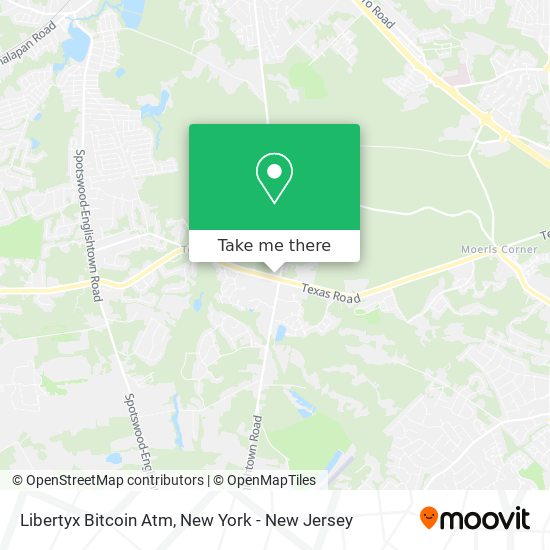 Mapa de Libertyx Bitcoin Atm