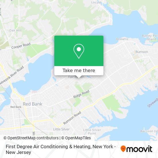 First Degree Air Conditioning & Heating map