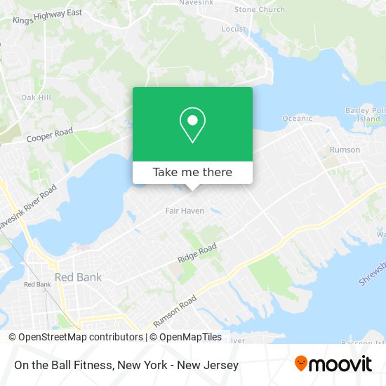 Mapa de On the Ball Fitness