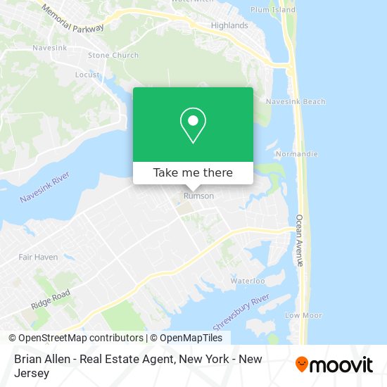 Brian Allen - Real Estate Agent map