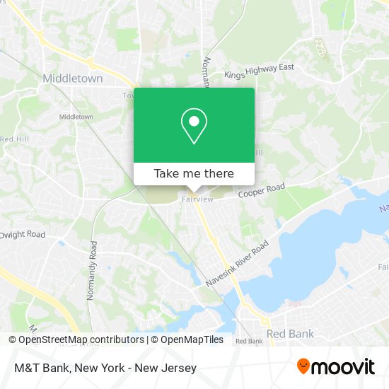 M&T Bank map