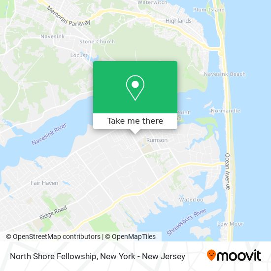 North Shore Fellowship map