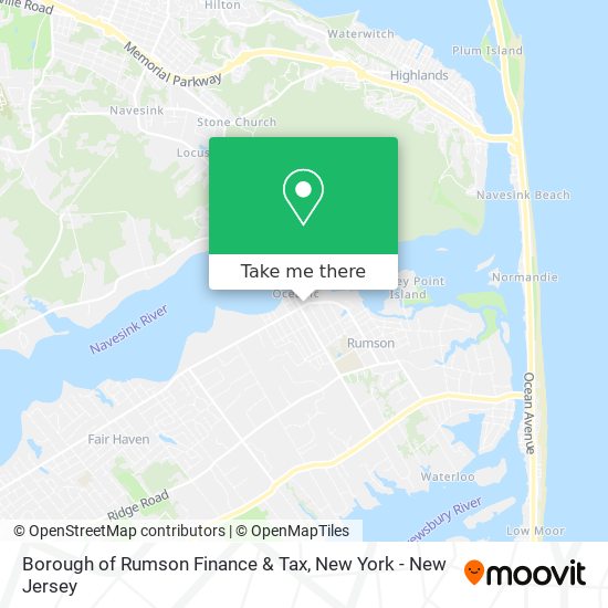 Borough of Rumson Finance & Tax map