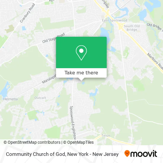 Community Church of God map