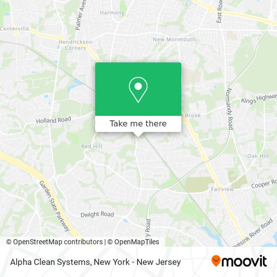 Mapa de Alpha Clean Systems