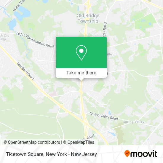 Ticetown Square map