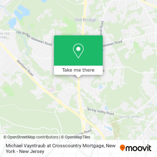 Michael Vayntraub at Crosscountry Mortgage map