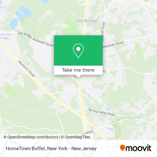 HomeTown Buffet map