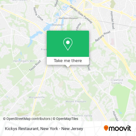 Kickys Restaurant map