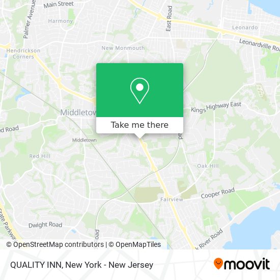 QUALITY INN map