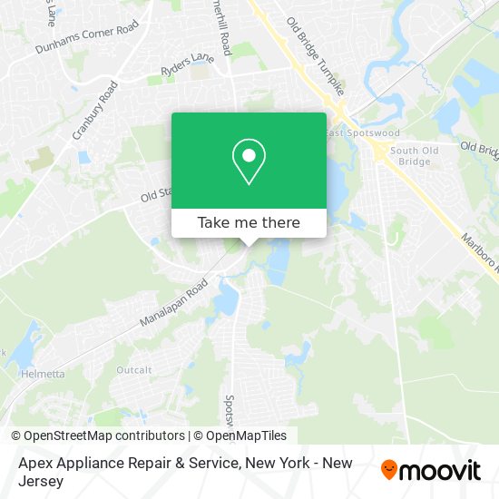 Apex Appliance Repair & Service map