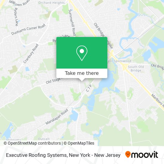 Executive Roofing Systems map