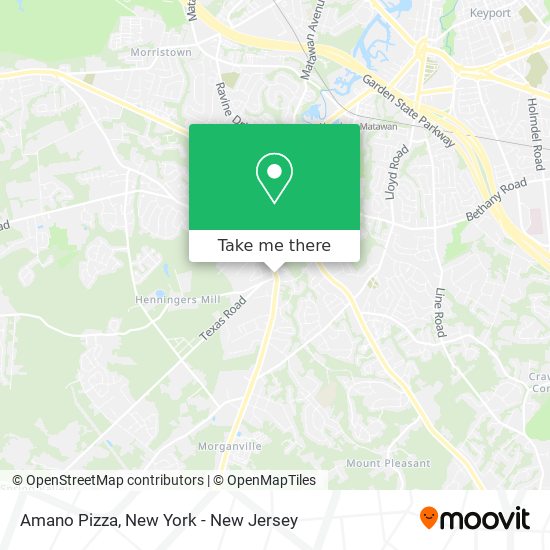 Mapa de Amano Pizza