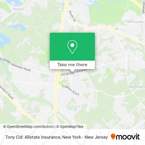 Tony Cid: Allstate Insurance map