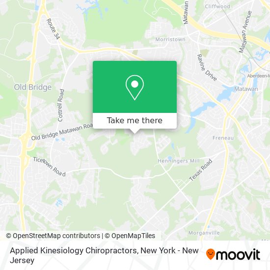 Mapa de Applied Kinesiology Chiropractors