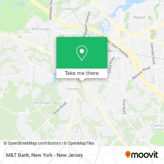 M&T Bank map